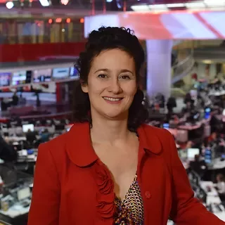 EK image in BBC Newsroom
